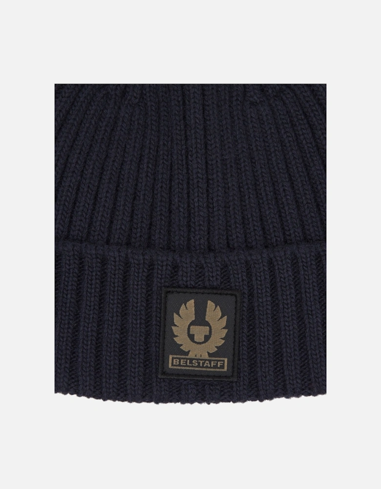 Watch Hat With Patch Dark Navy