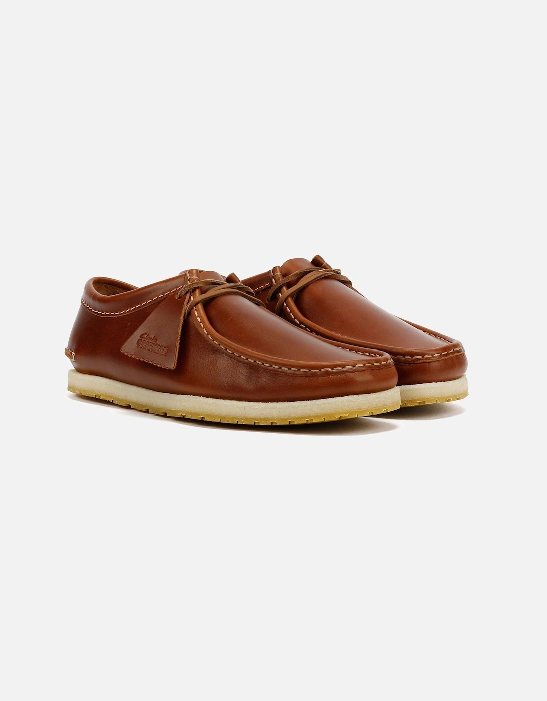Originals Godney Lace Leather Men's Brown Shoes, 9 of 8