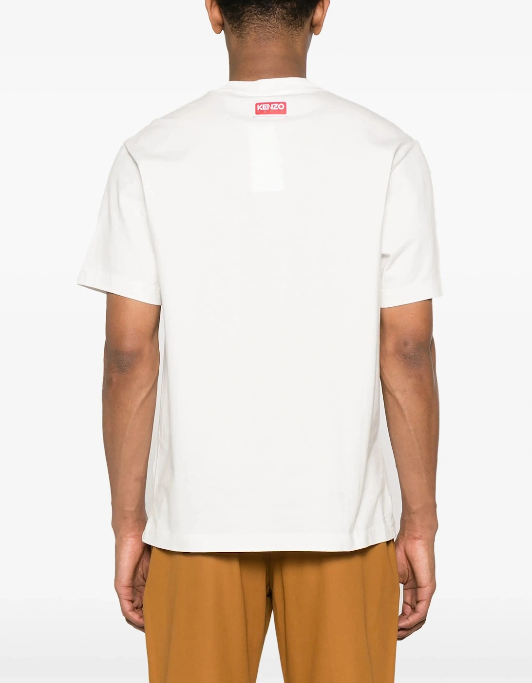 Lucky Tiger Printed T-Shirt in White