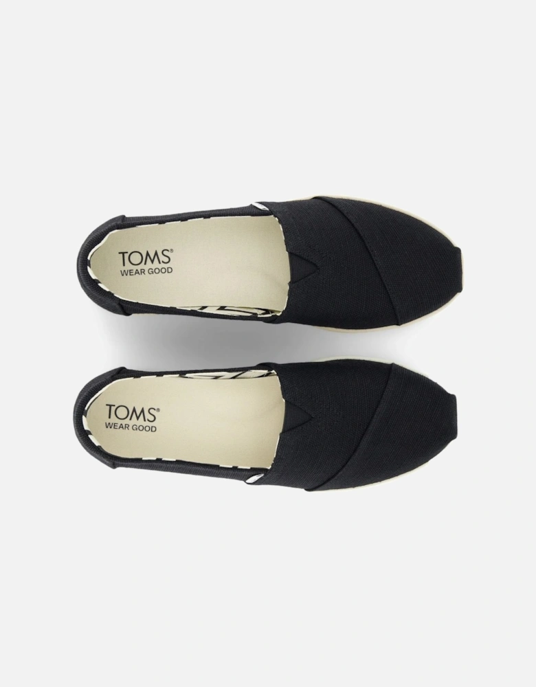 Alpargata Plus Heritage Canvas Women's Black Espadrilles