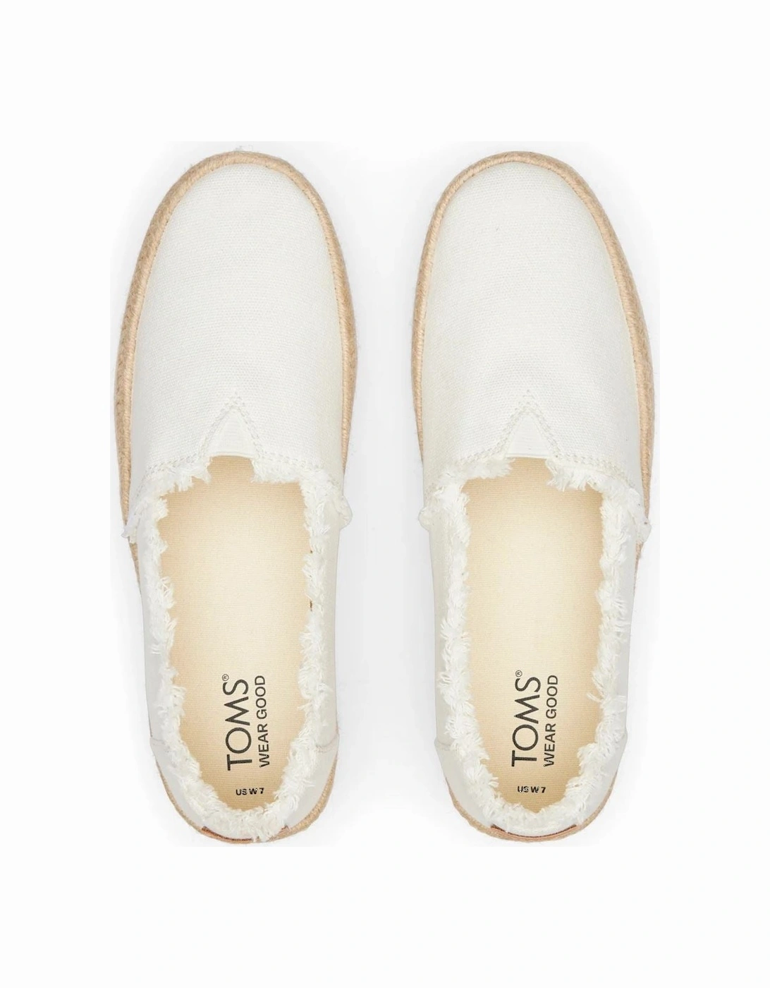 Valencia Canvas Women's White Espadrilles