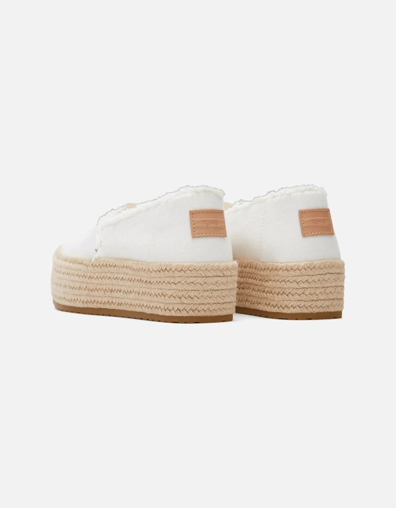Valencia Canvas Women's White Espadrilles
