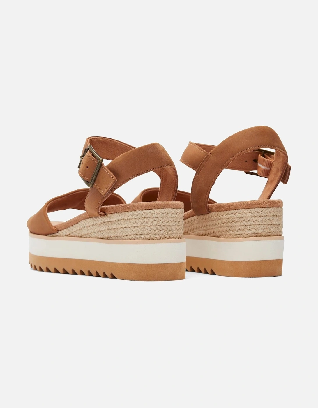 Diana Leather Women's Tan Wedges