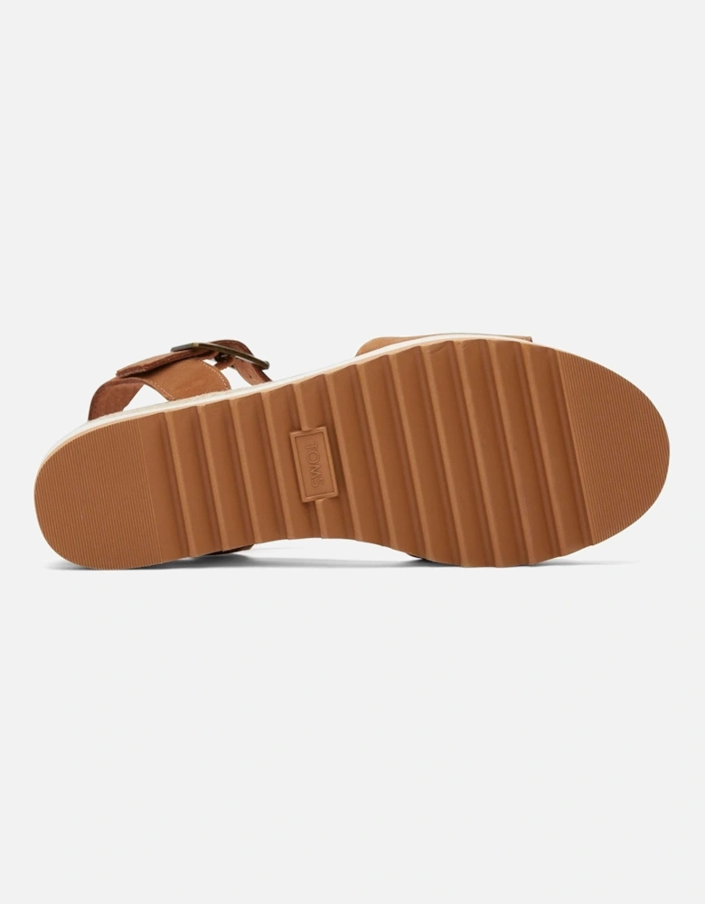Diana Leather Women's Tan Wedges