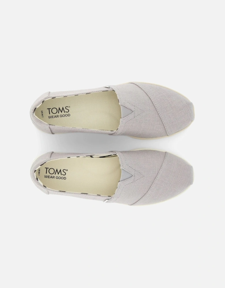 Alpargata Plus Heritage Canvas Women's Drizzle Grey Espadrilles