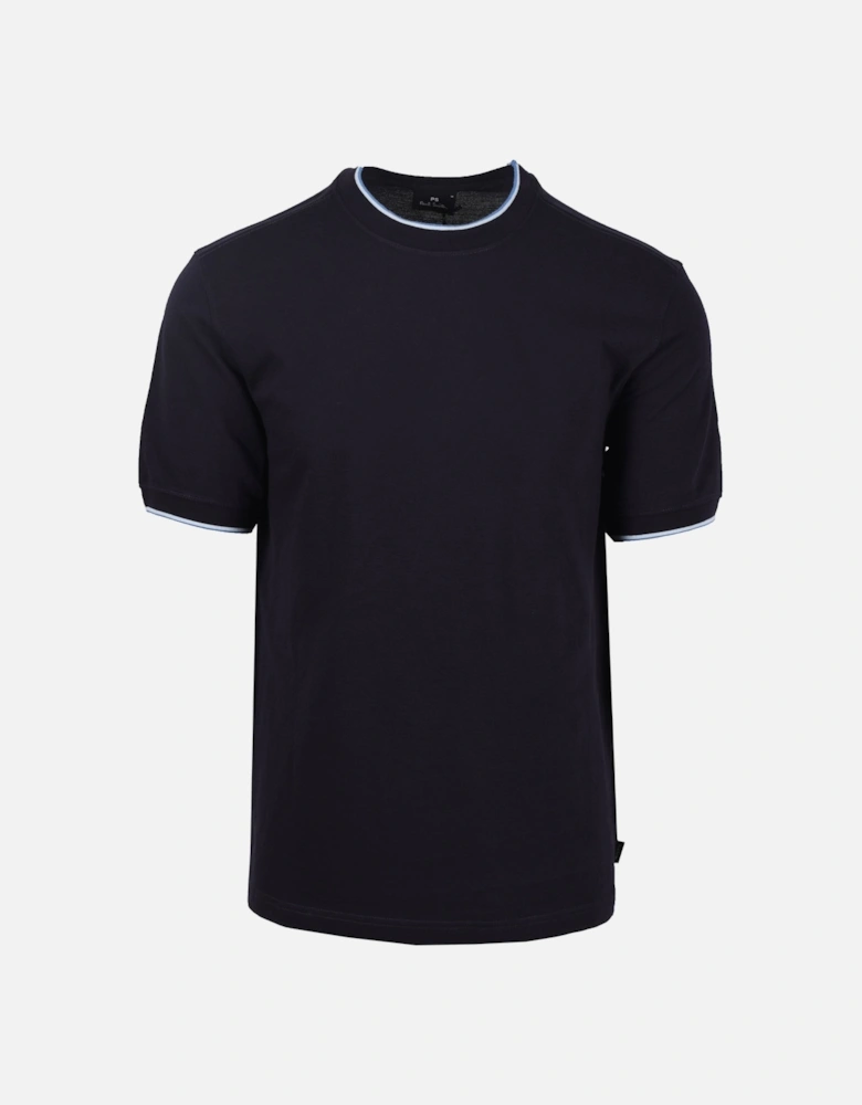 Tipped Reg Fit T-shirt Dark Navy