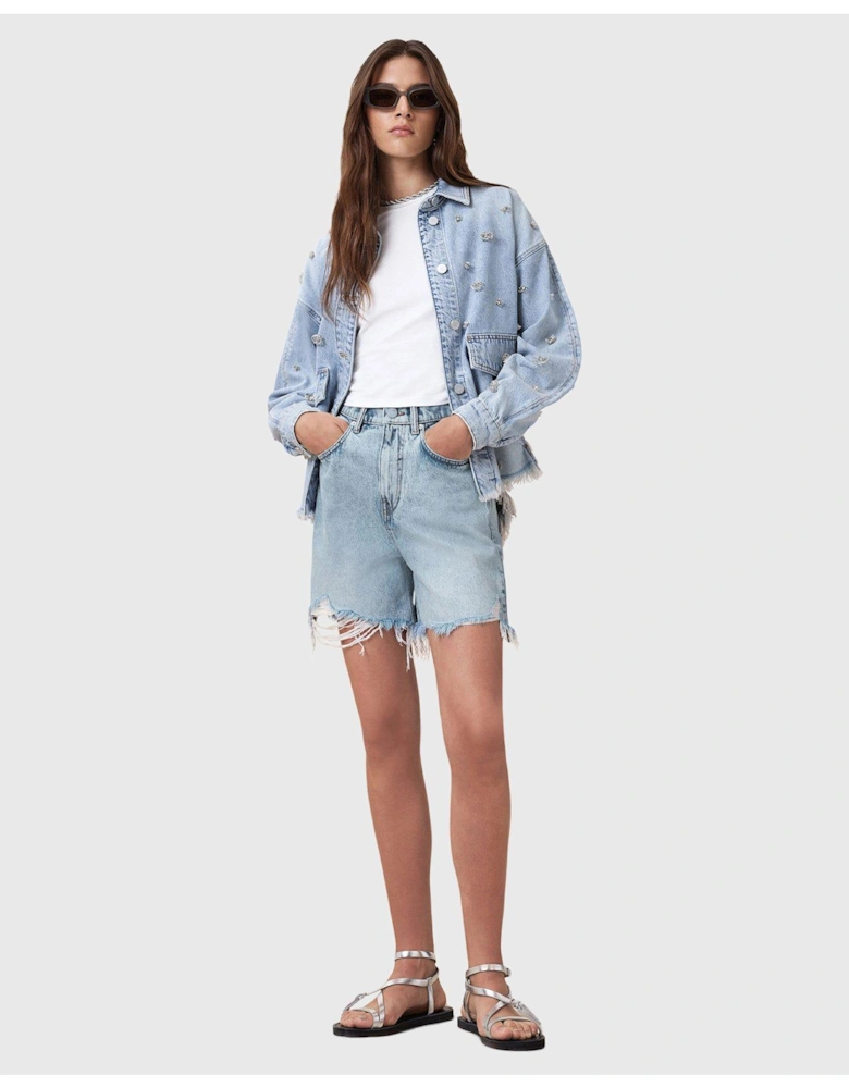 Doris Denim Short - Blue