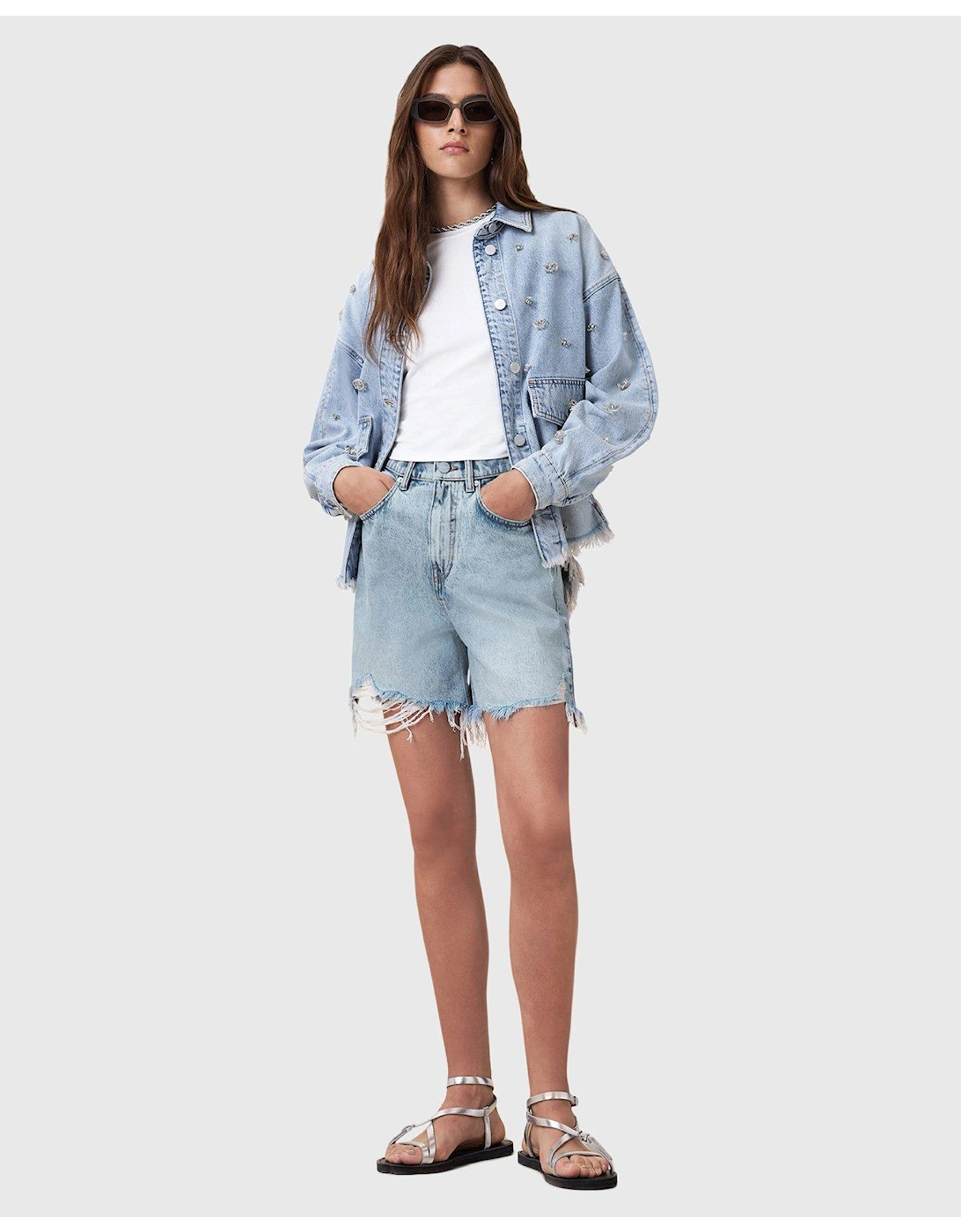Doris Denim Short - Blue