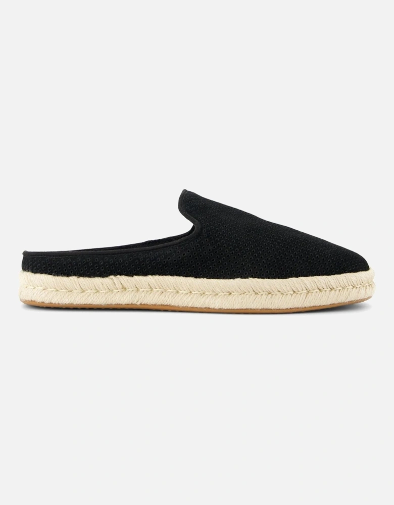 Santiago Suede Men's Black Mules