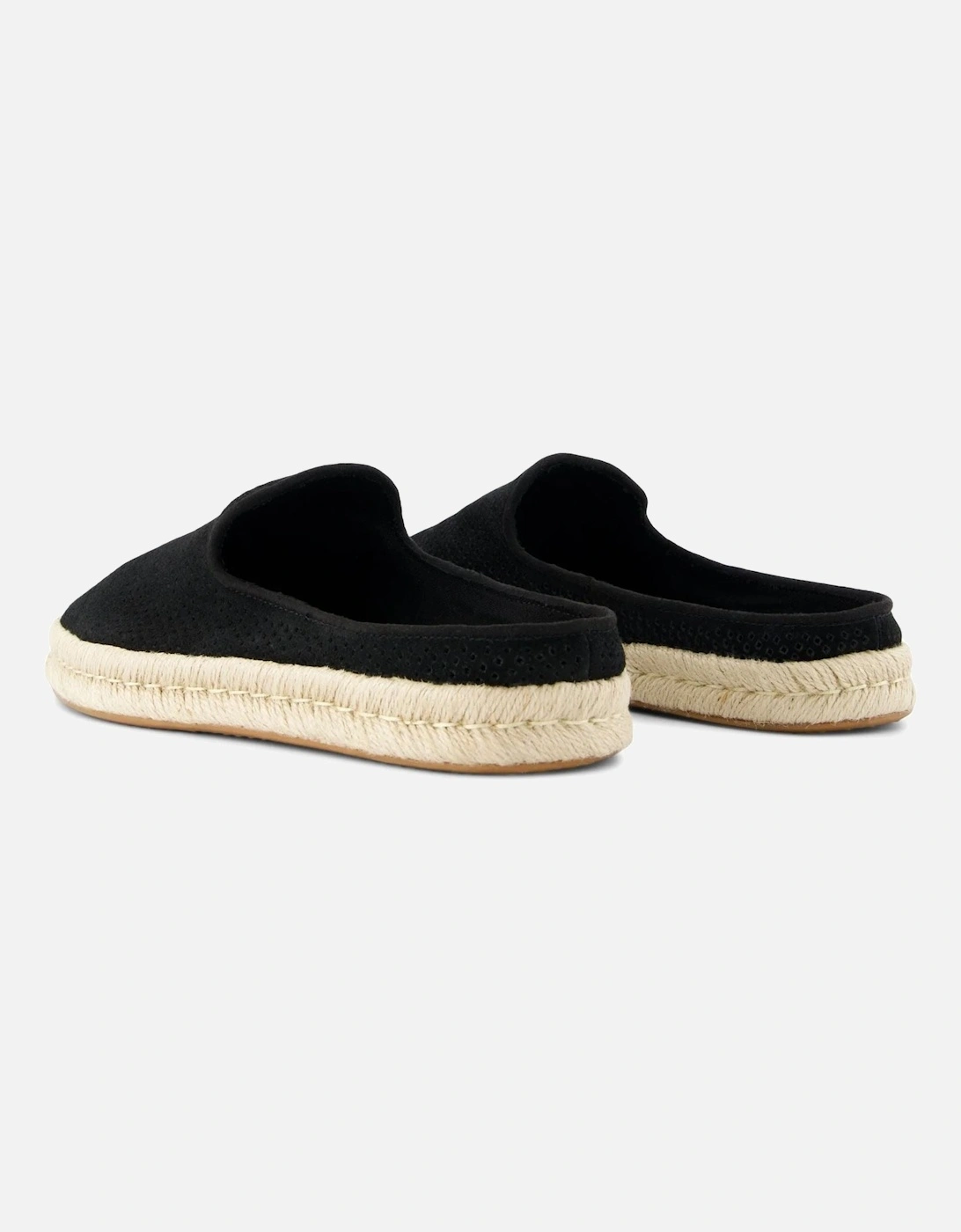 Santiago Suede Men's Black Mules