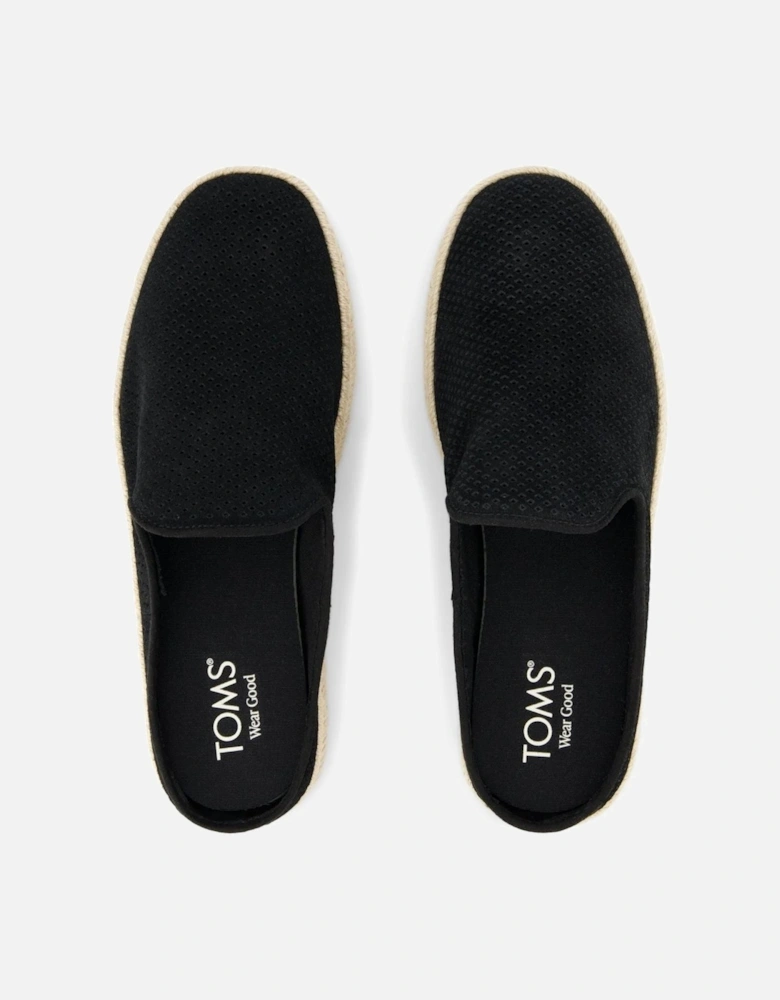 Santiago Suede Men's Black Mules