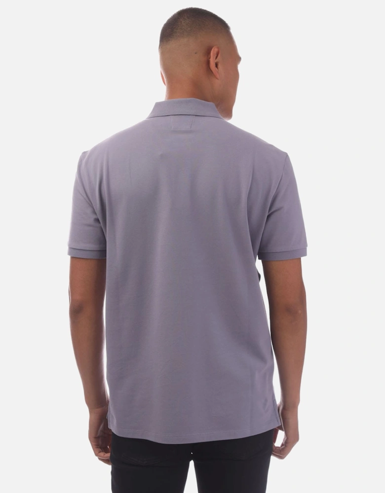 Stretch Piquet Logo Polo Shirt