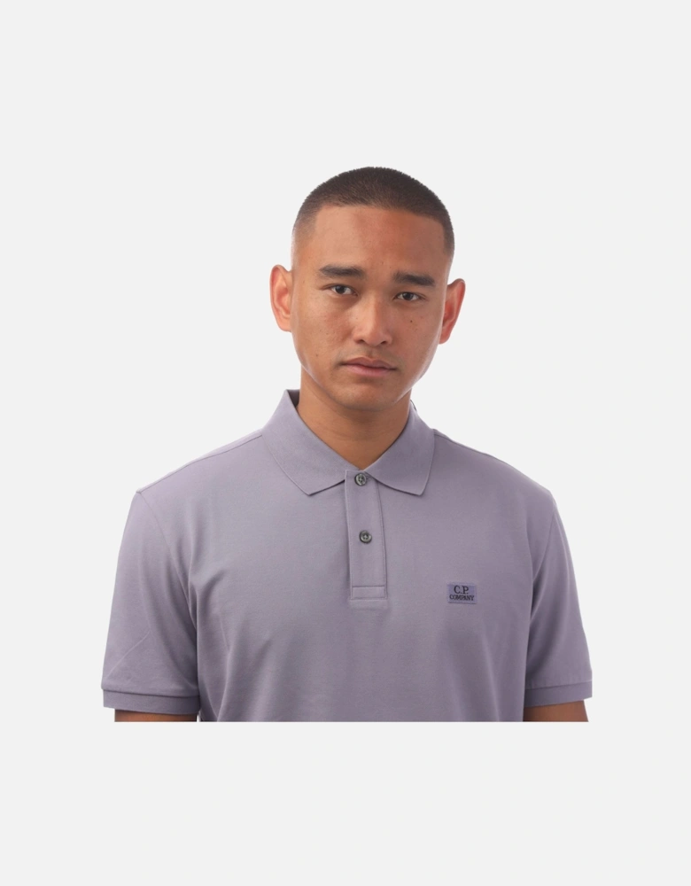 Stretch Piquet Logo Polo Shirt