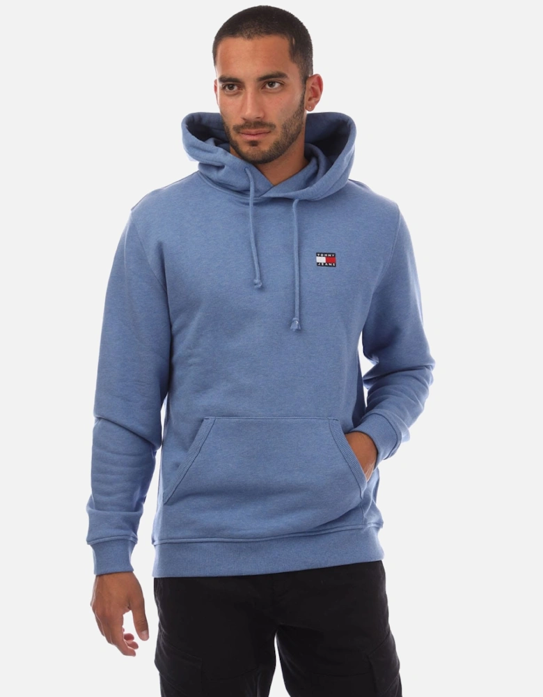 Tonal Badge Drawstring Hoodie