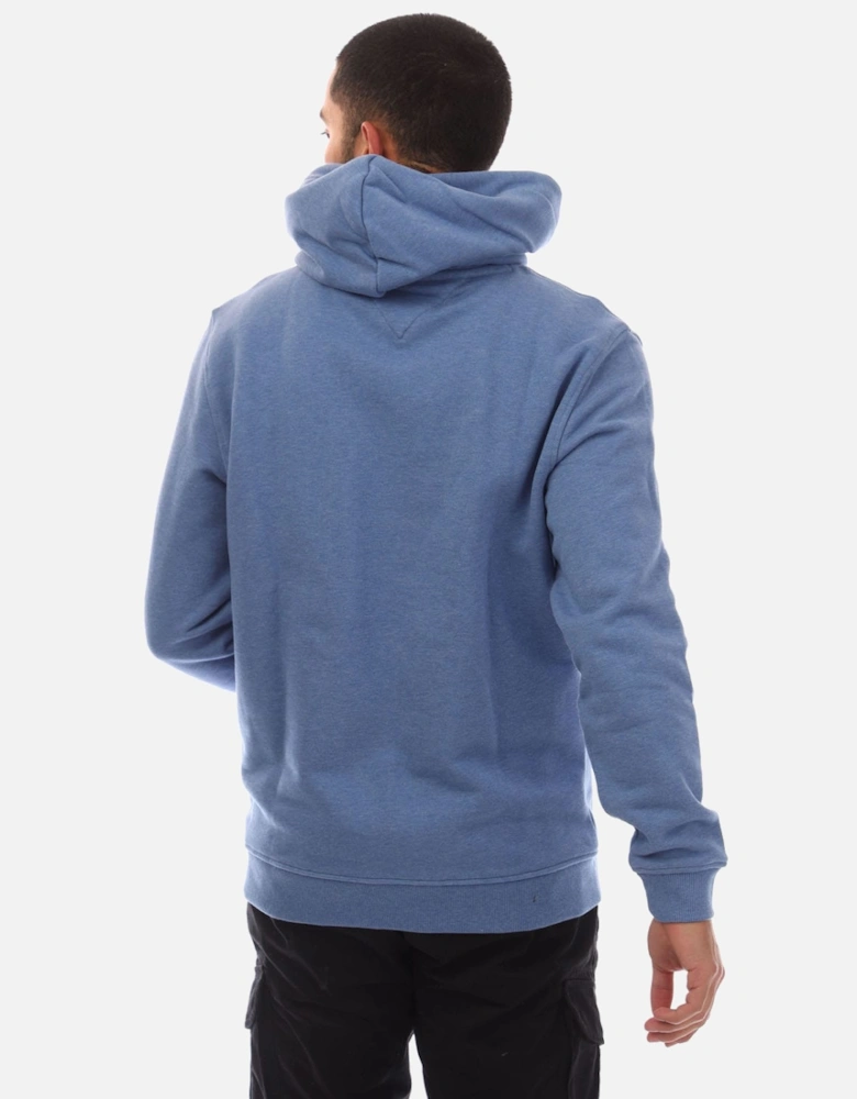 Tonal Badge Drawstring Hoodie