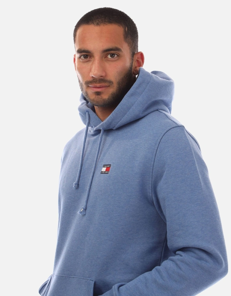 Tonal Badge Drawstring Hoodie