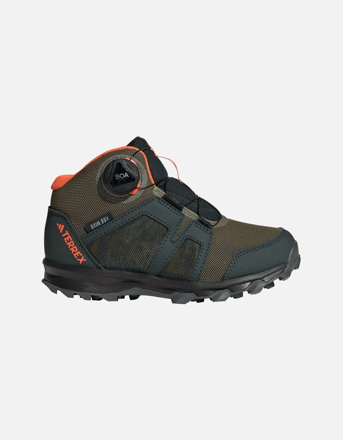 Juniors Terrex BOA Mid RAIN.RDY Hiking Shoes, 7 of 6