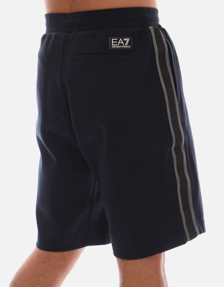 Logo Series Cotton-Blend Bermuda Shorts
