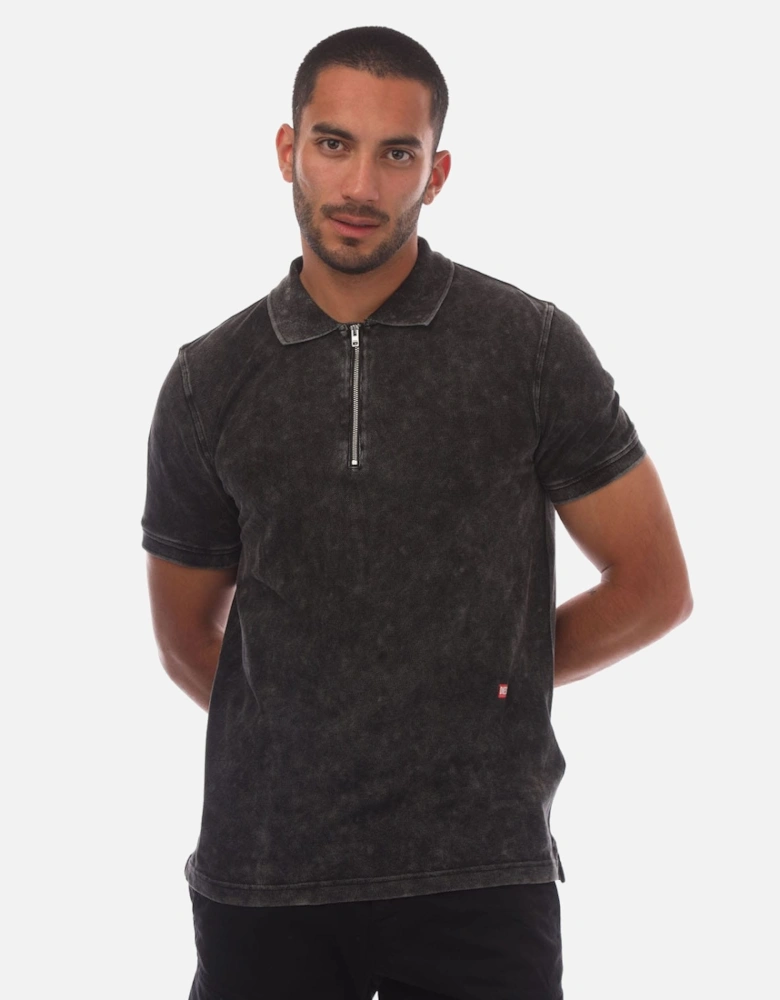 T-Smith-Zip Polo Shirt