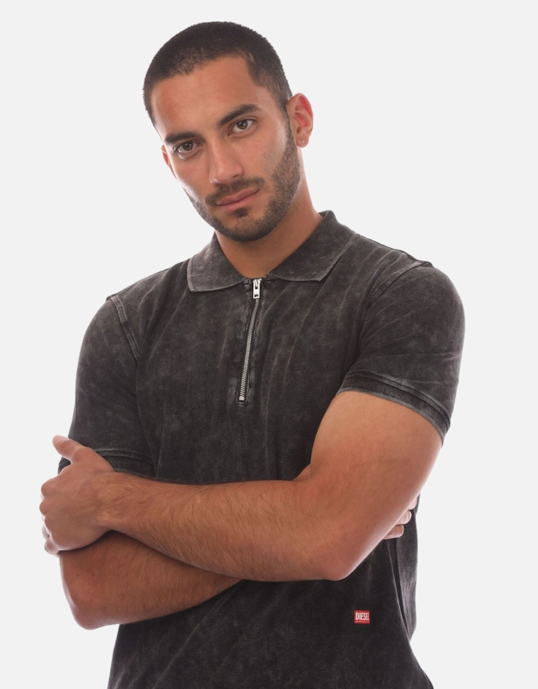 T-Smith-Zip Polo Shirt