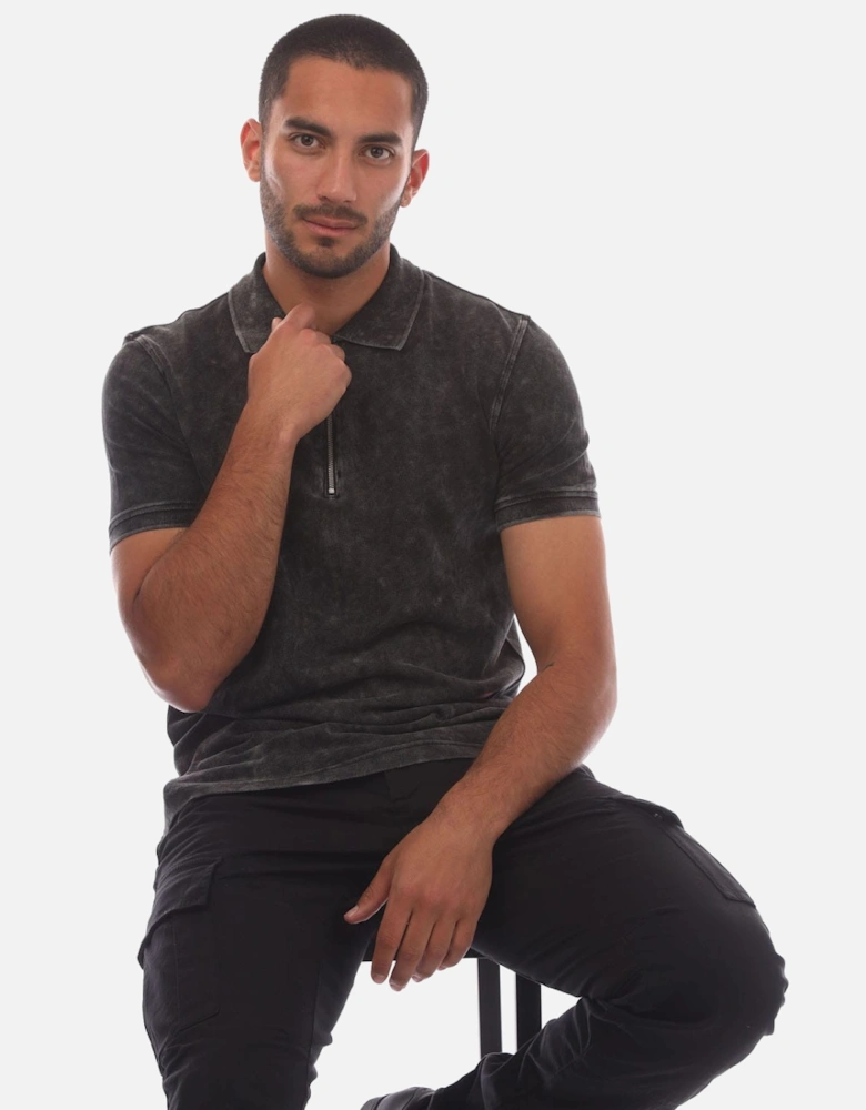 T-Smith-Zip Polo Shirt