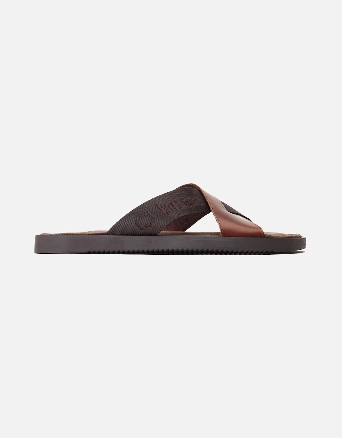 London Webb Leather Men's Burnt Brown Sandals