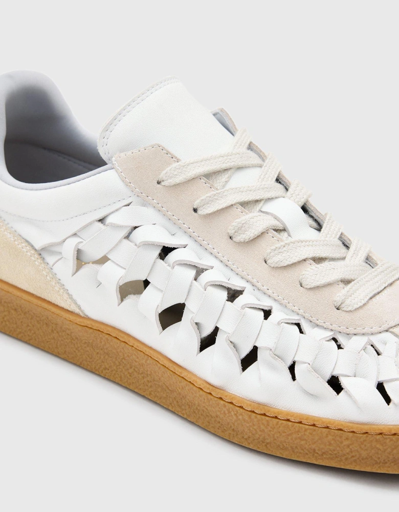 Velma Woven Sneakers - White