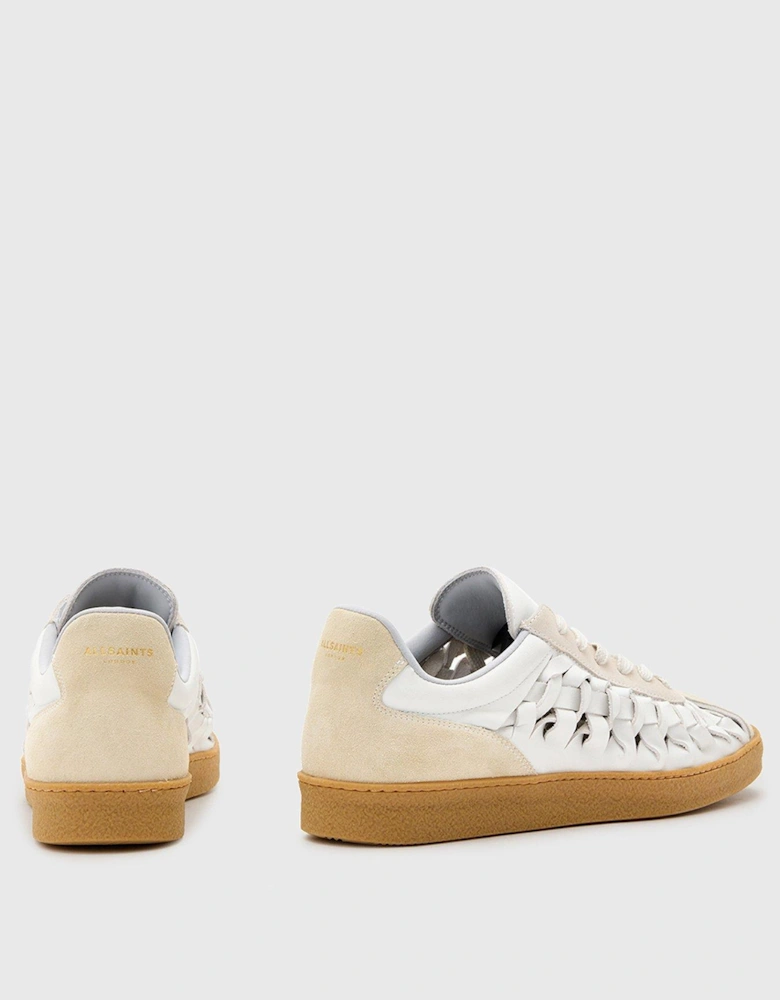 Velma Woven Sneakers - White