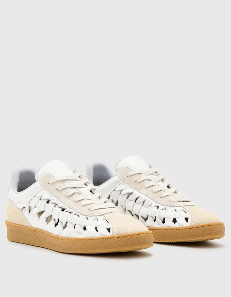 Velma Woven Sneakers - White
