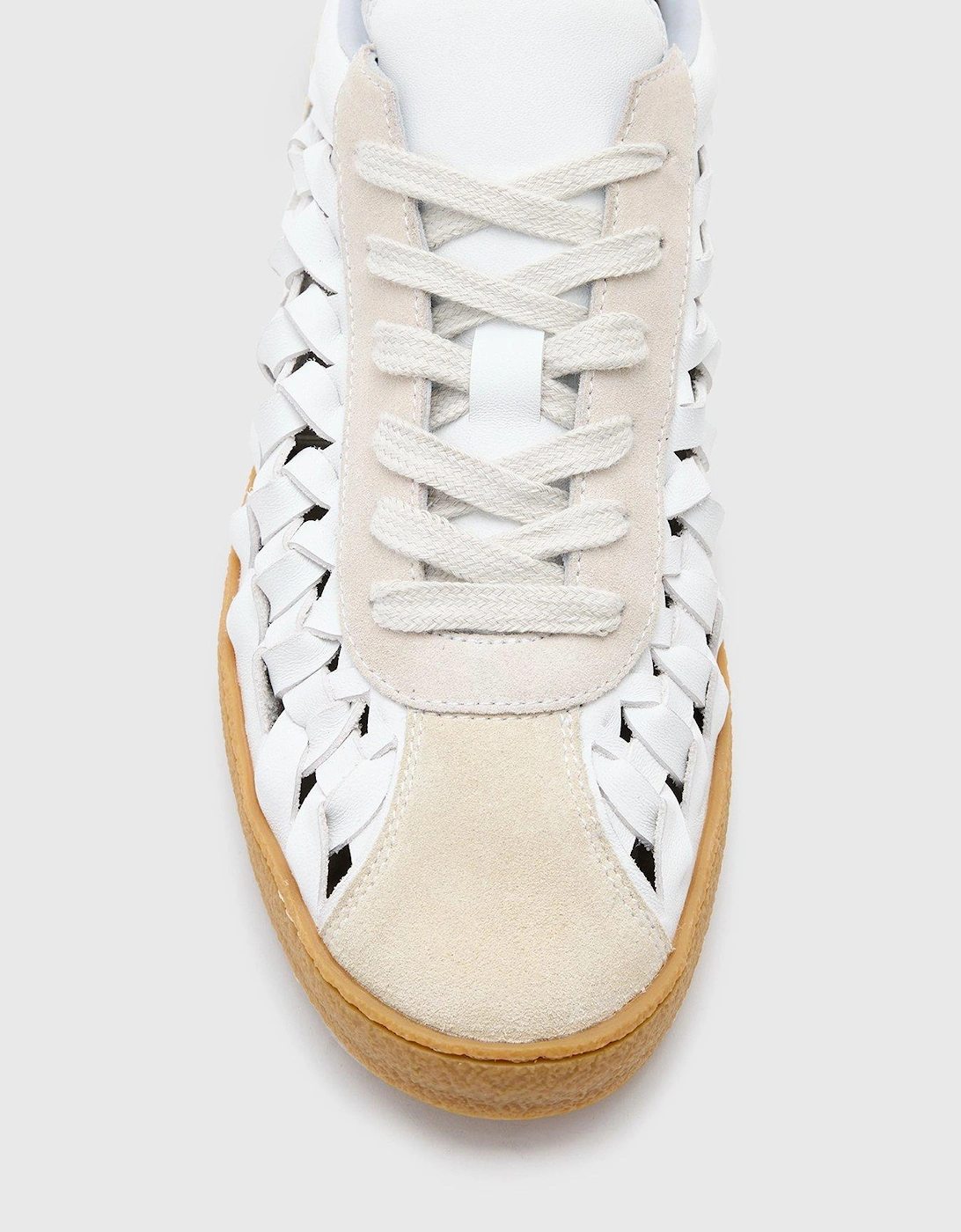 Velma Woven Sneakers - White