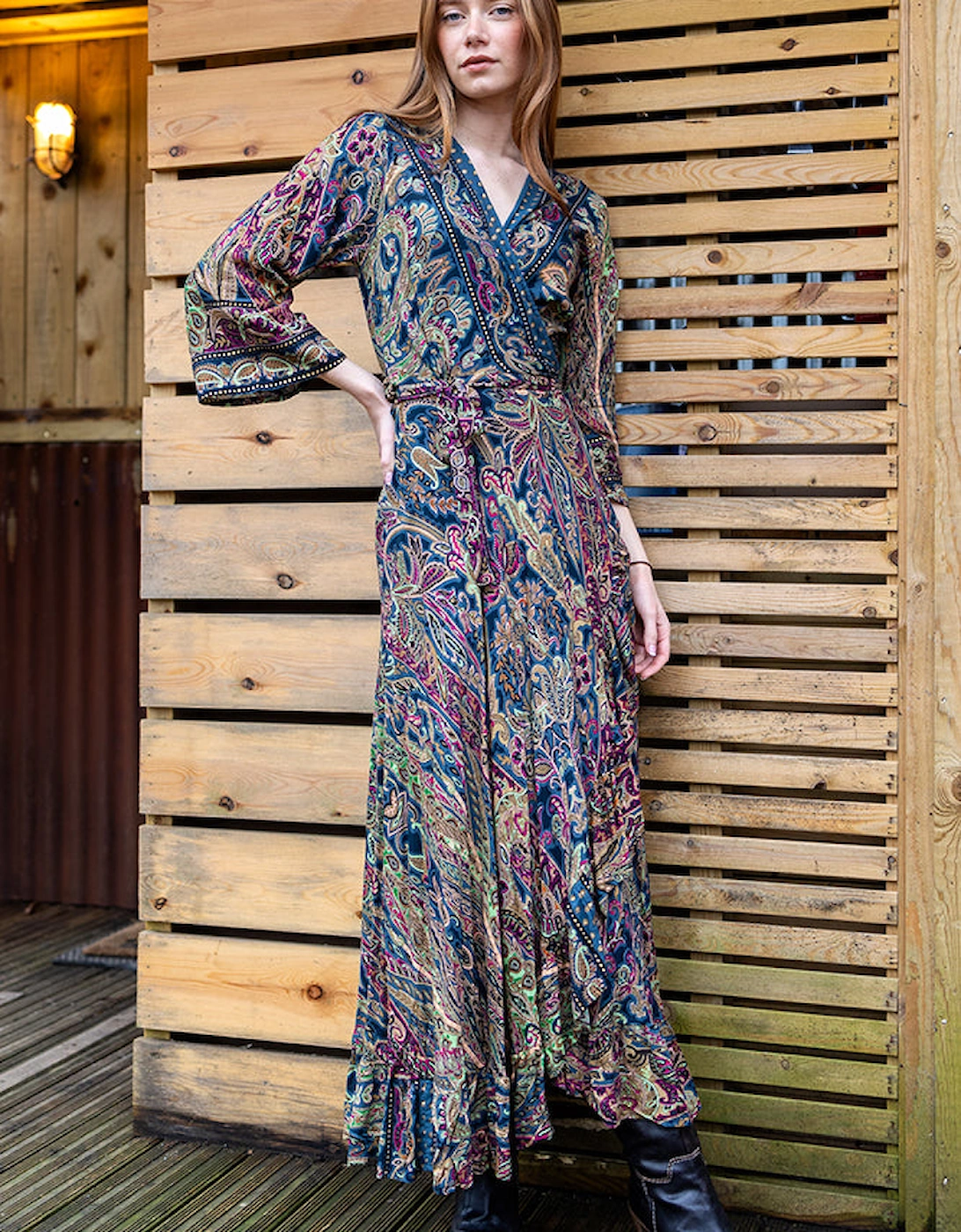Isabella wrap dress