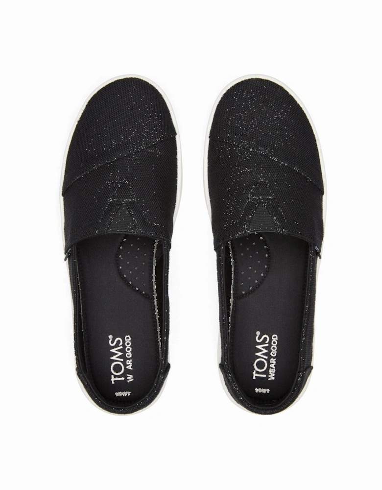Verona Textile Women's Black Trainers