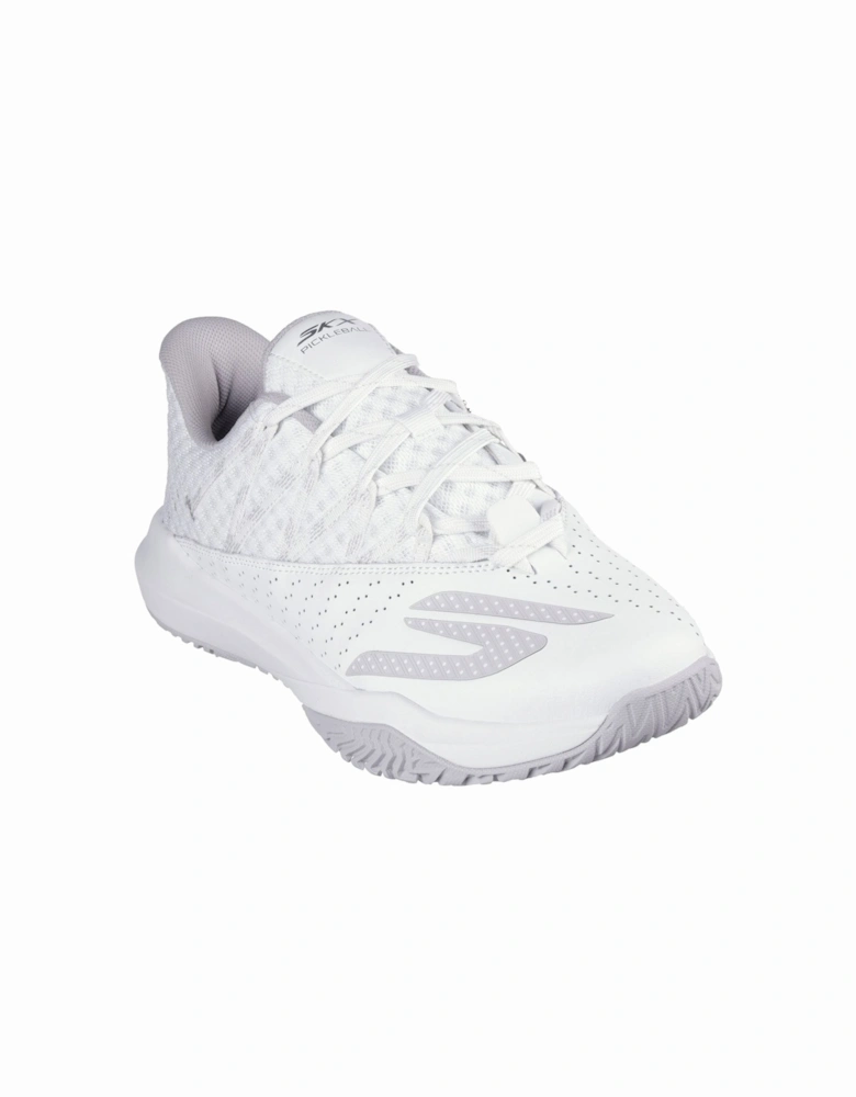 Performance Viper Court Rally Leather Men's White Trainers