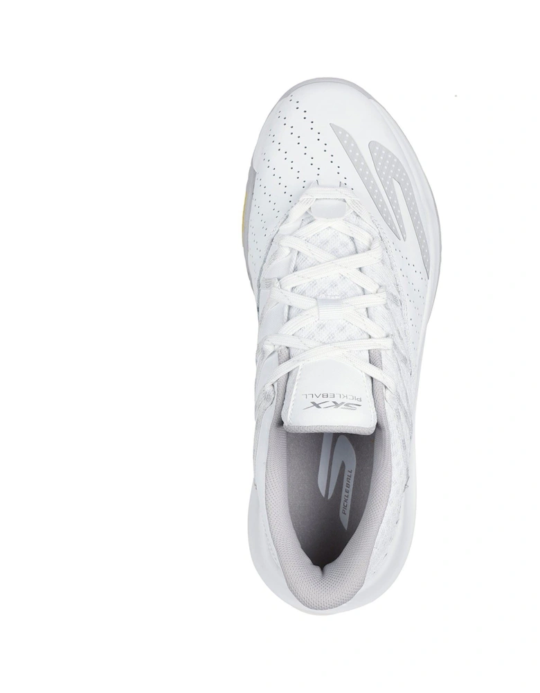 Performance Viper Court Rally Leather Men's White Trainers