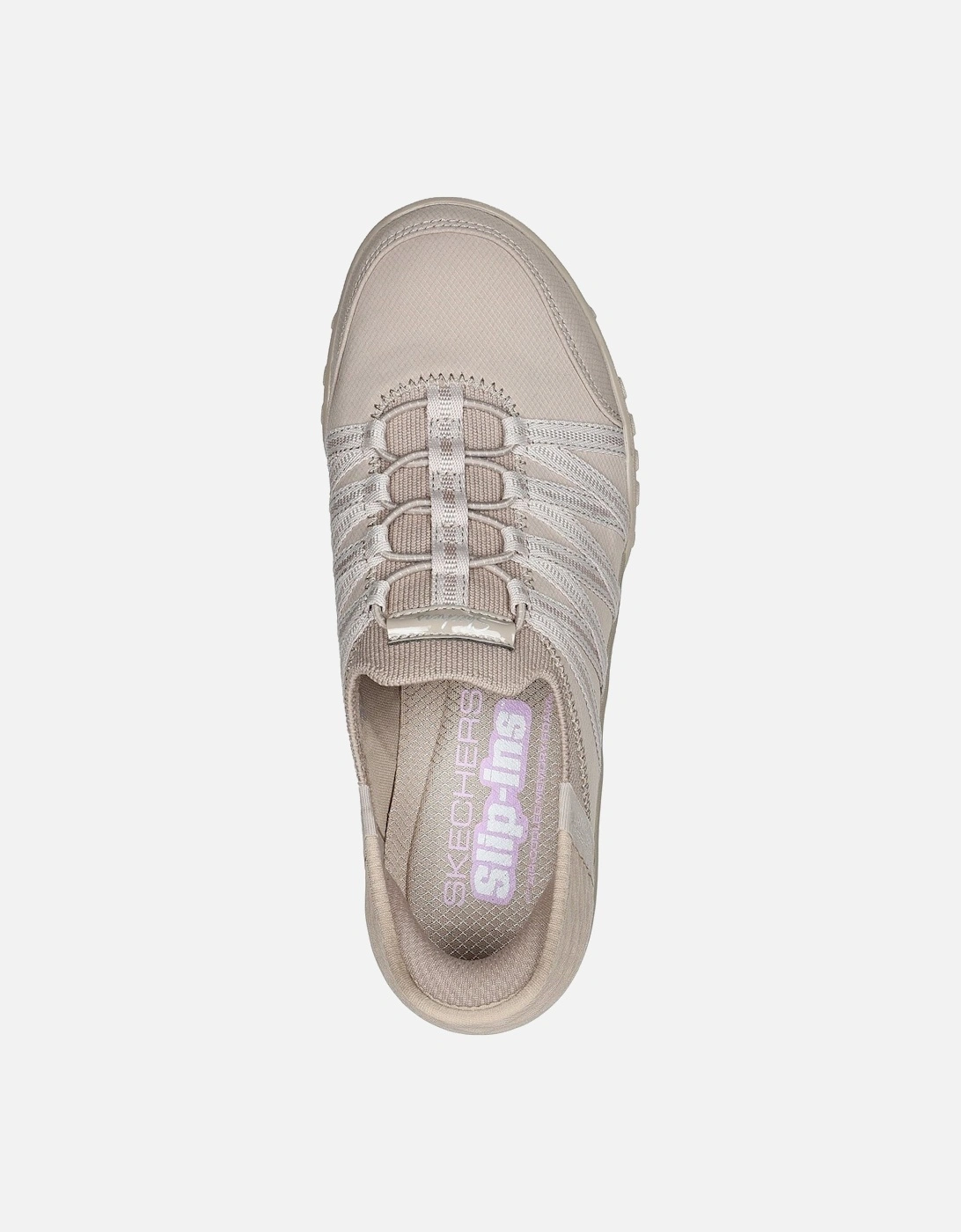 Breathe-Easy Roll-With-Me Knit Mesh Women's Taupe Trainers