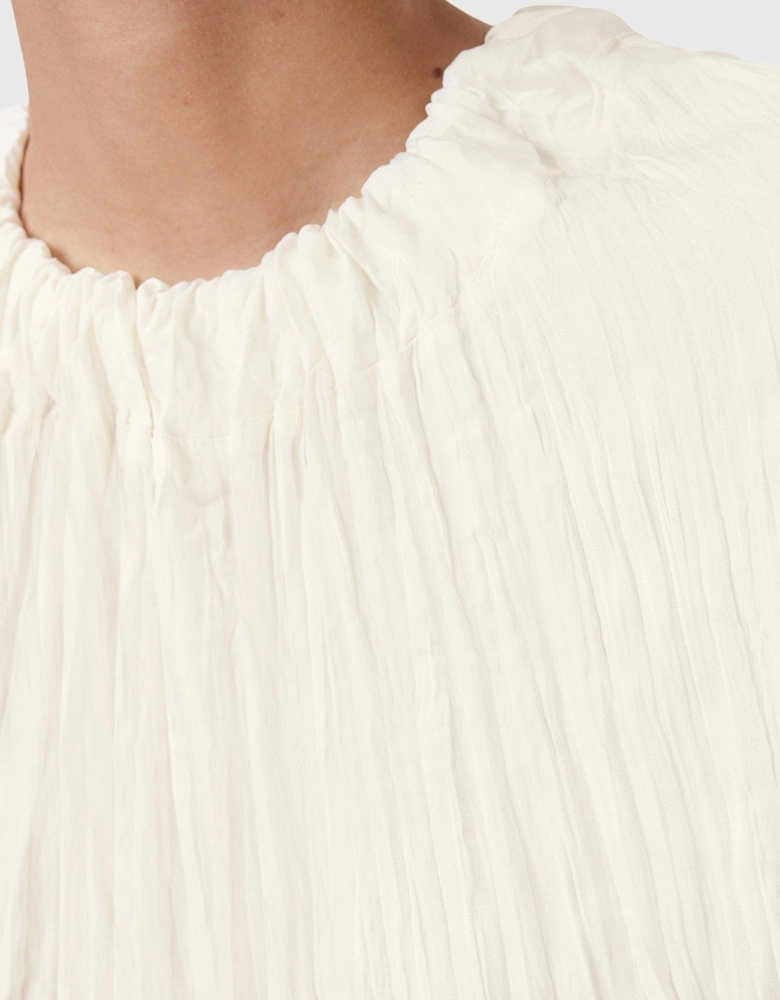 Trisha Crinkle Top - White