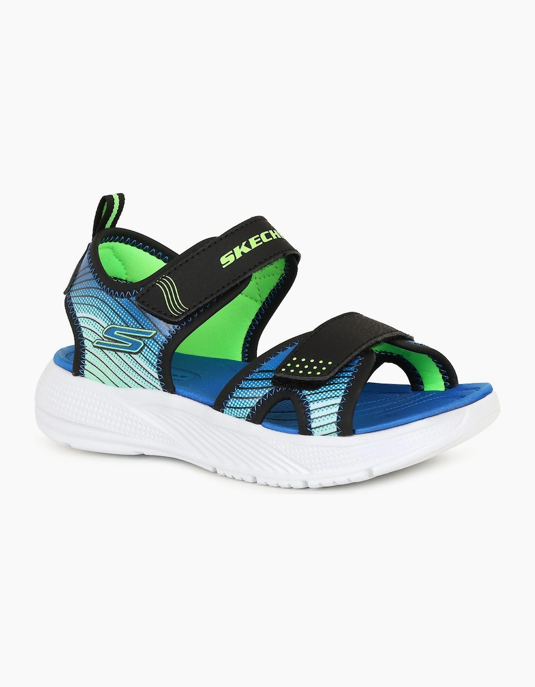 Skechers Boys Black 'S Microspec Splash Sandals - Size: 9.5/F (Standard) Kids