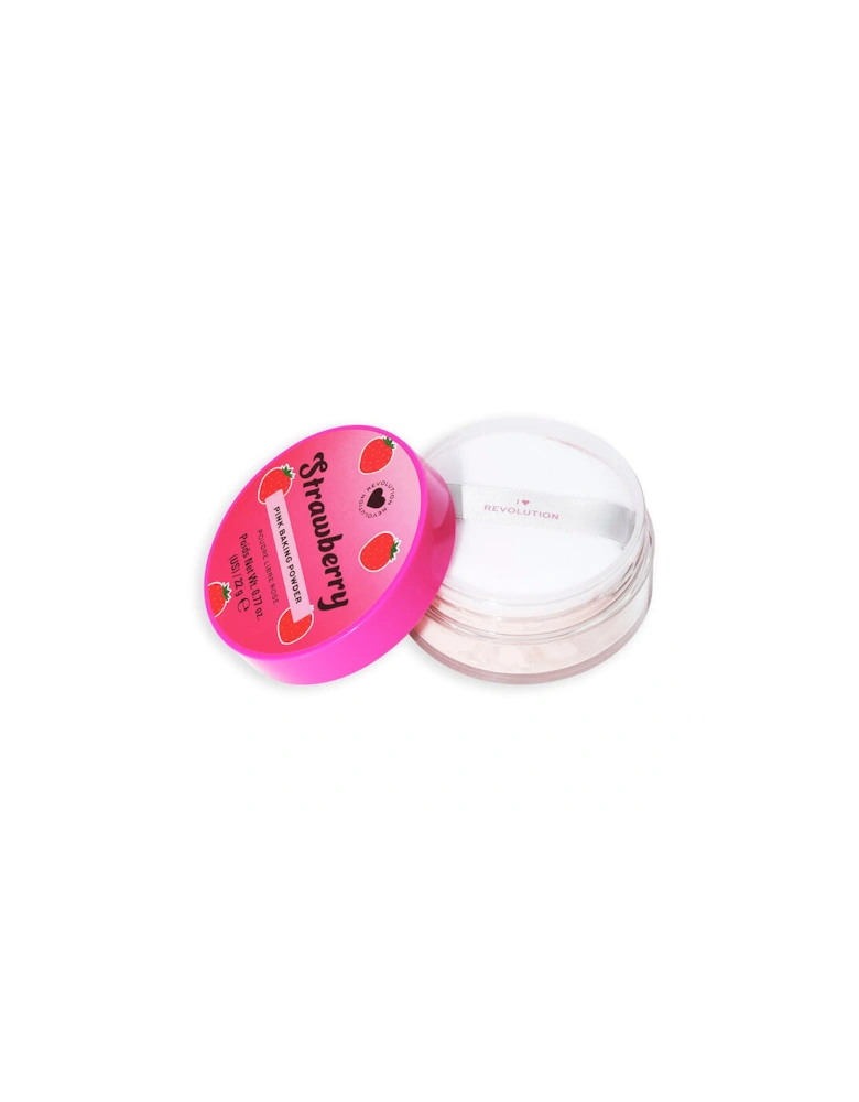 I Heart Strawberry Baking Powder Pink