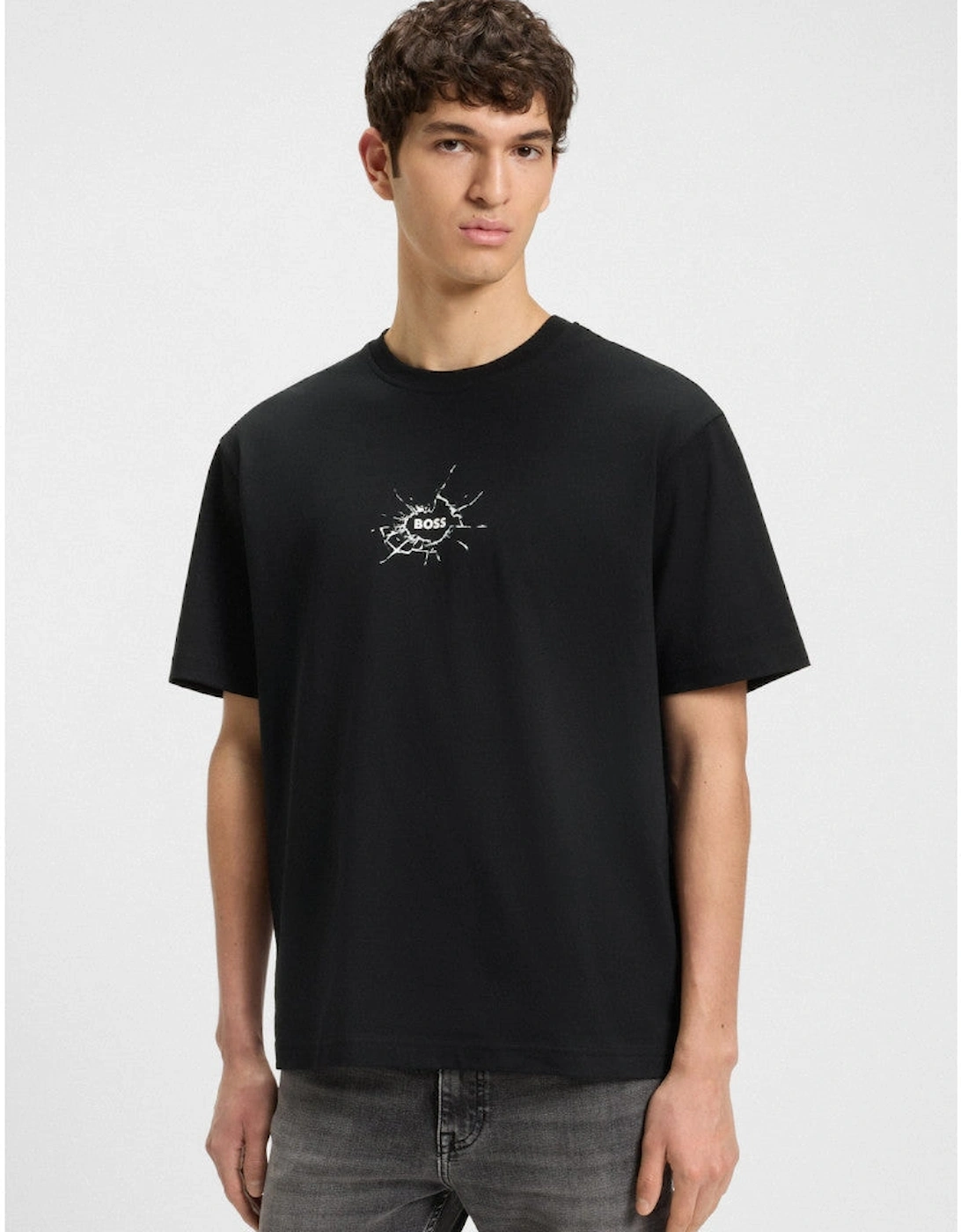 BOSS Orange Te_voyage T-Shirt 001 Black