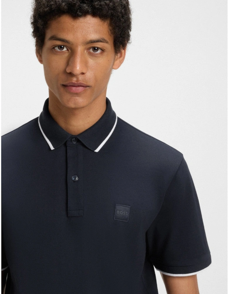 BOSS Orange Passertip Polo Shirt S2-25 404 Dk Blue
