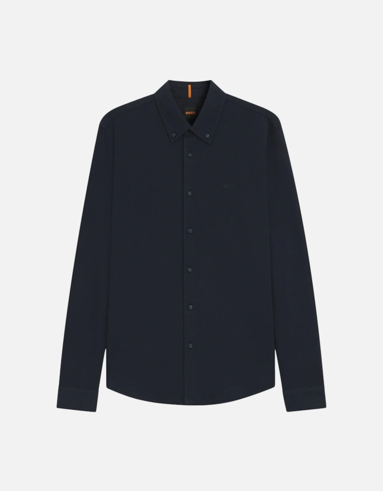 BOSS Orange Myjersey_M Shirt 404 Dk Blue