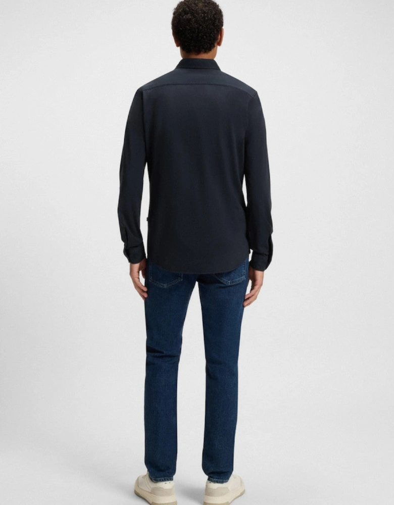 BOSS Orange Myjersey_M Shirt 404 Dk Blue