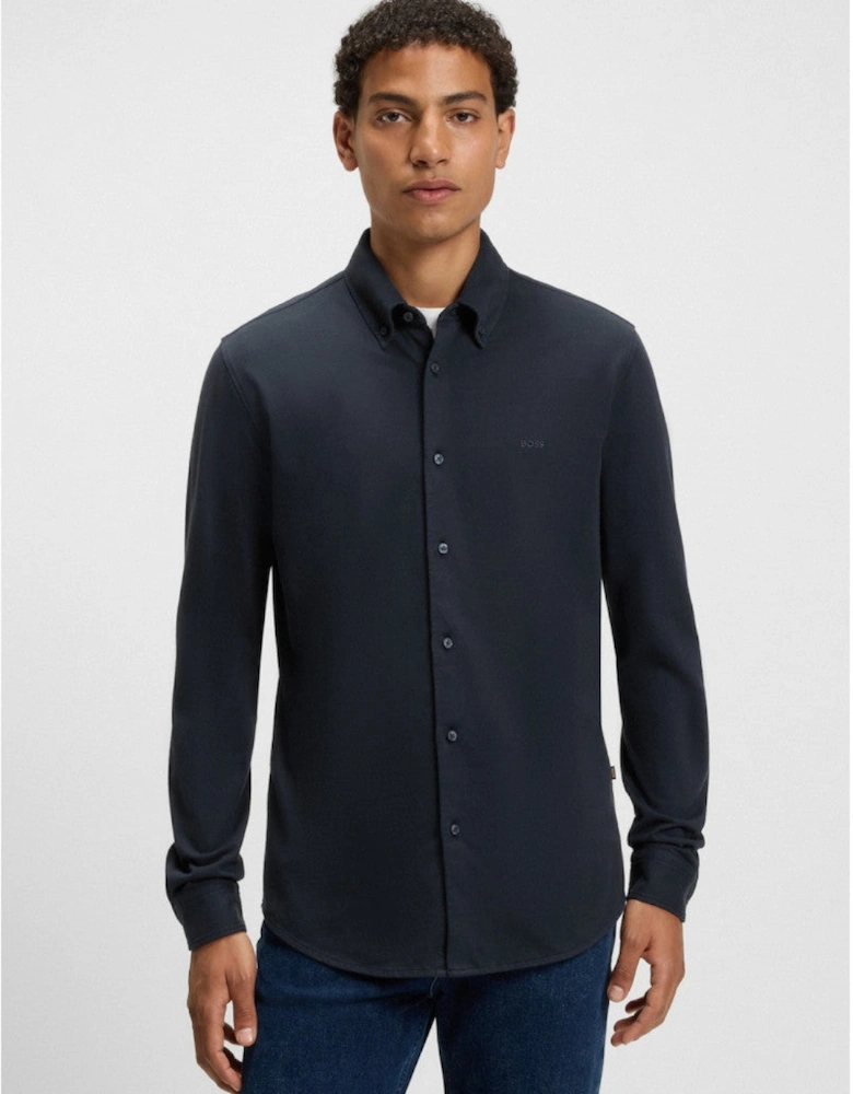 BOSS Orange Myjersey_M Shirt 404 Dk Blue