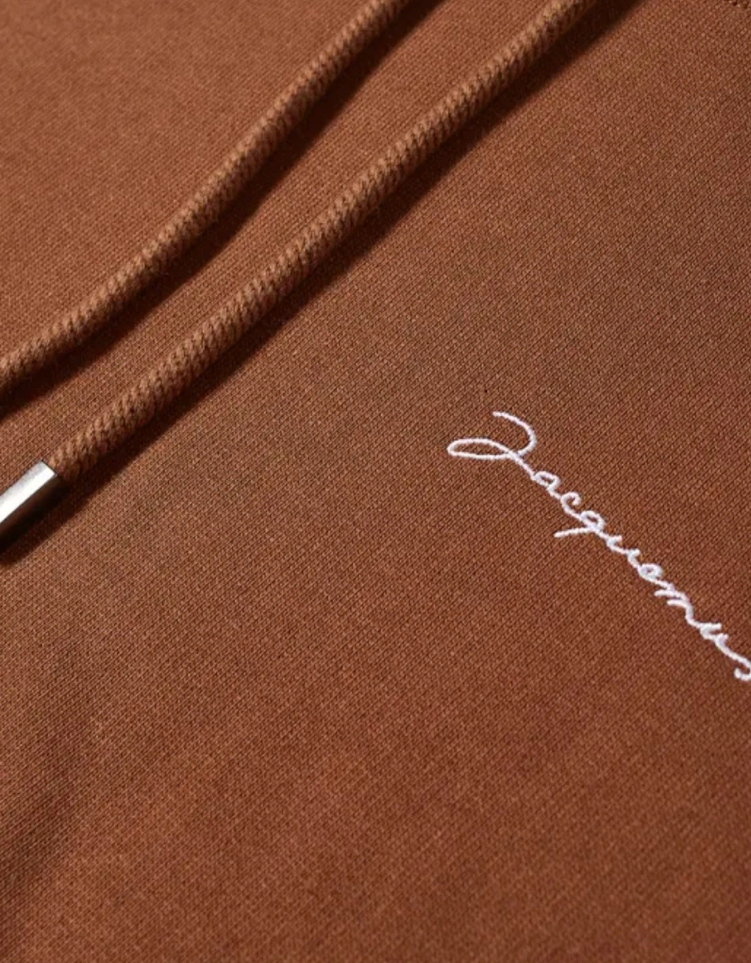 Logo Popover Hoody Brown