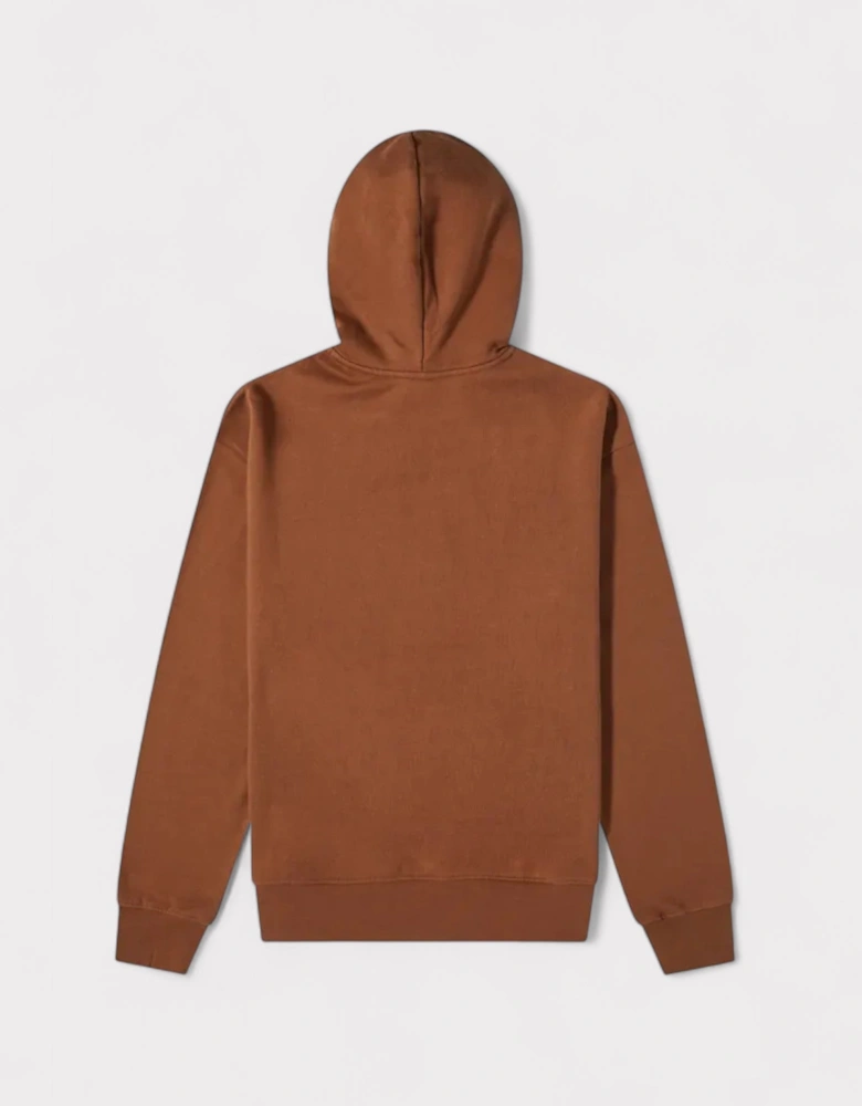 Logo Popover Hoody Brown