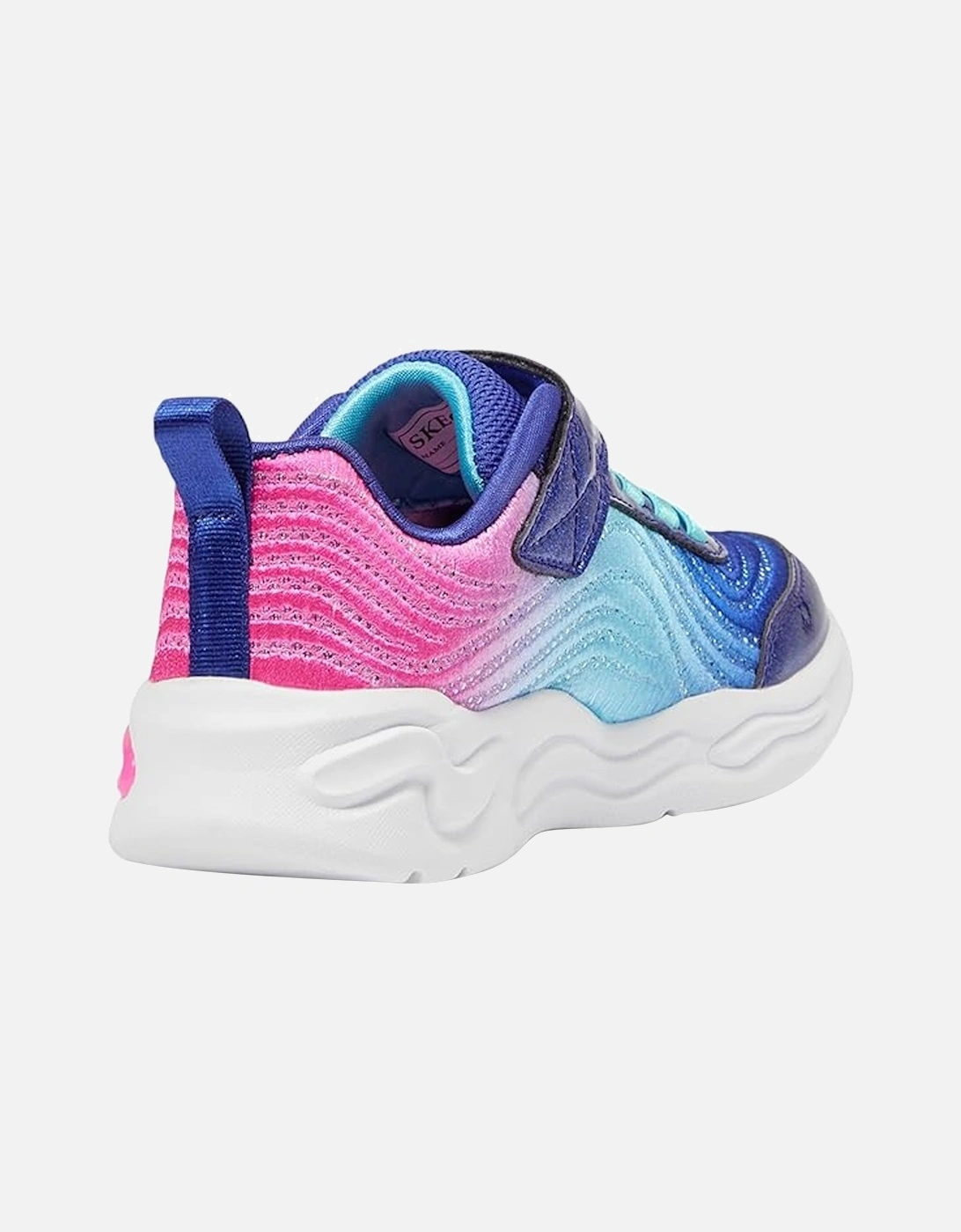 Childrens/Kids Wavy Beams Light Up Trainers
