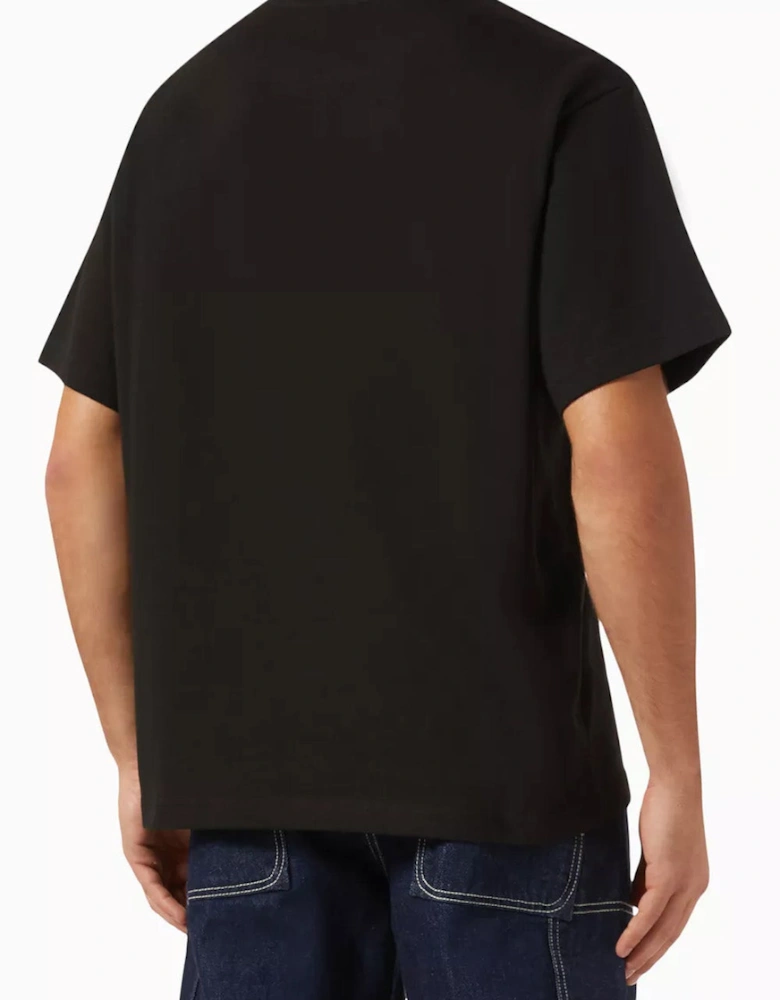 Lucky Tiger Printed T-Shirt in Black