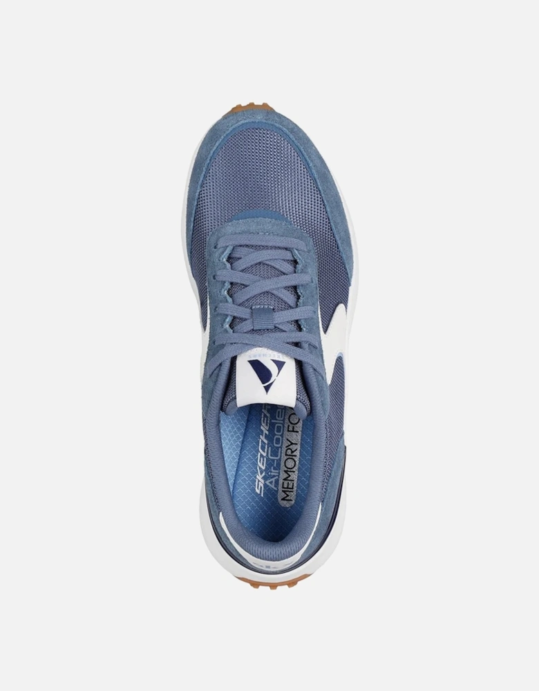Womens/Ladies BLVD Retro Suede Trainers
