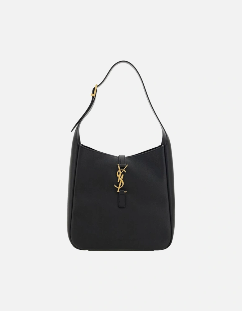 Calfskin Cassandre Shoulder Bag with YSL Logo Women - Black