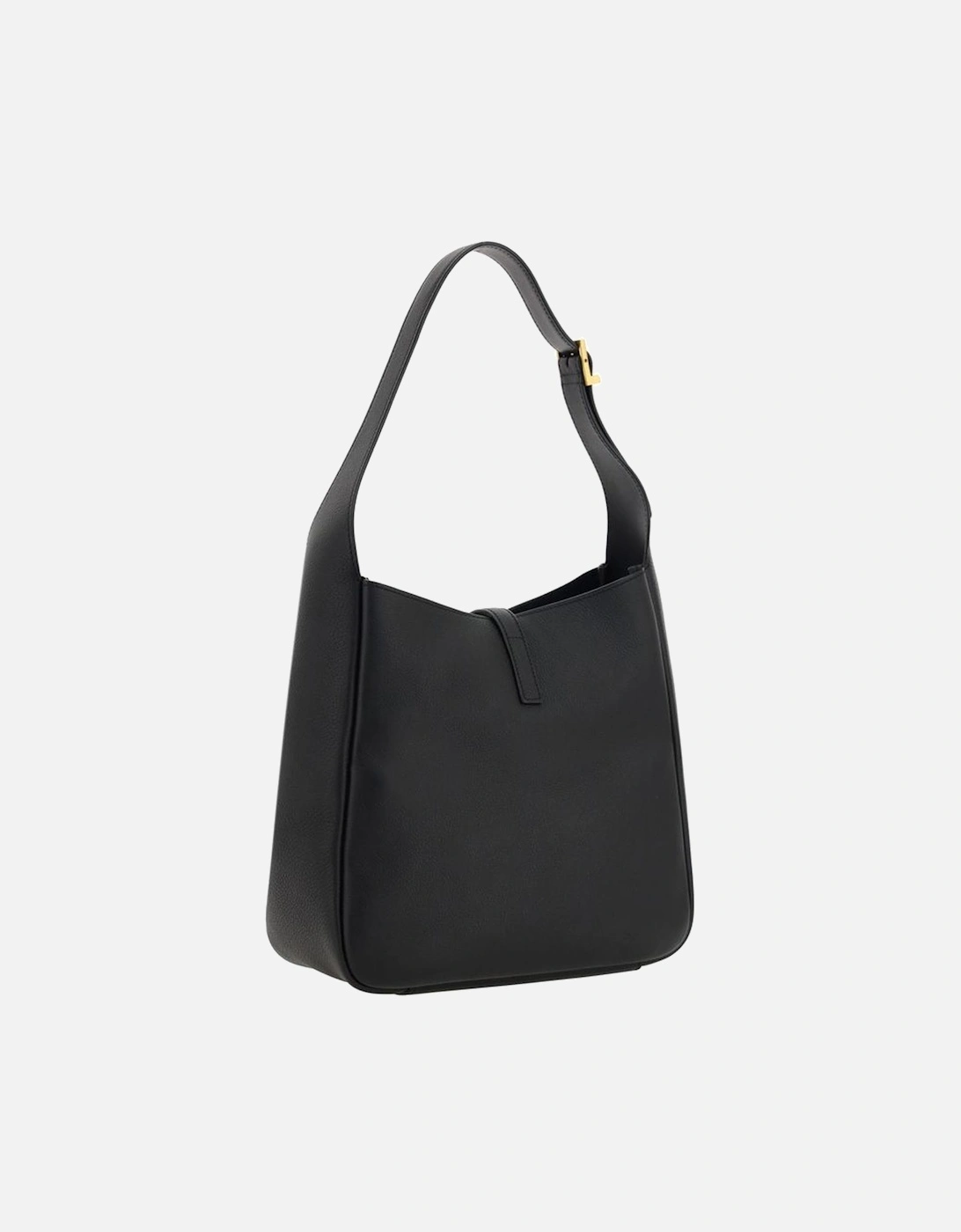 Calfskin Cassandre Shoulder Bag with YSL Logo Women - Black